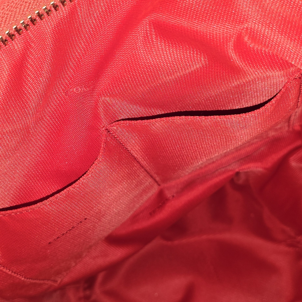 Coach Bold Red Leather Hobo Bag - Picture 7 of 13